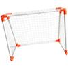Milageto Rete da Calcio per Bambini, Porta da Calcio per Interni ed Esterni, Facile da installare, Attrezzatura Sportiva per Giochi, Rete da per Giardino e, Arancio Blu