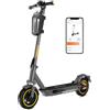 EVERCROSS EV10S MAX Monopattino Elettrico Adulto, 10'' Monopattino Elettrico Pieghevole, Scooter Elettrico con 90-150KM Gamma Massima, Velocità Max 25km/h, Controllo dell'app, Doppi Ammortizzatori