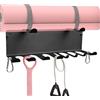 Générique Organizzatore di stoccaggio per attrezzature per il fitness,Organizzatore di stoccaggio per accessori da palestra | Organizzatore da parete per cinghie, tappetino per yoga, catene
