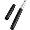 Nutup Canna da pesca portatile da 1 metro, telescopica, design a penna, leggera, in alluminio, per bambini, principianti, set per principianti, colore nero