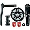 Generico Guarnitura Lama 10S 11S 12S, 170/175 68/73 32/34/36/38T Denti Anello Catena Manovella Bici for guarnitura Eagle(SRAM-3-34T_Black_175MM)