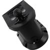YARNOW Kit Pulitore Portatile per Golf Design 2-in-1 per Mazze e Palline, in Plastica Nera, Compatibile Accessori per Carrelli da Golf, per Viaggi e Uso Domestico