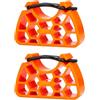 Kfwfuaee 2Pcs Biciclette Manutenzione Maniglia Holder Clip-on Bike Manubrio Stand Stabilizzatori Biciclette Riparazione Manubrio Staffa Inverti Stabilizzatori