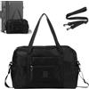 Generico Weekender Shoulder Bag Overnight Carryall Fitness Business Luggage | Travel Business Trips Sports Camping Vacation Airline Cabin Storage Lightweight Durable Multi Pocket Organizer