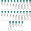 Generic 25PCS Testa Attaccare Rapidamente Clip Da Pesca Esche Appese Pin In Acciaio Inox Linea Da Pesca Sinkers Affrontare Pin