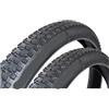 Generico 2pc 26 26 * 2.1 27.5 * 1.95 Filo di acciaio Pneumatico