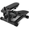 Generic Mini stepper per esercizi a casa, capacità di peso di 150 kg, display a LED, include fasce di resistenza per allenamento completo, design compatto e durevole