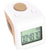 Syutokul Contatore per dita, 6 canali di memoria ricaricabile con contatore di giri con luce notturna per nuoto clicker contatori anello, viola