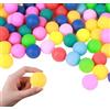 Fenglin-joy Palline da Ping Pong, 60 Pezzi 40 mm Palline da Ping Pong Colorate per Artigianato, Decorazioni, Giochi per Famiglie