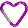 BENDZABL Moschettone a forma di cuore Portachiavi Clip in lega di alluminio Anelli Arrampicata Clip Molla Moschettone Durevole Leghe di Alluminio Leggero Portachiavi Zaini Antiruggine