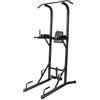 GORILLA SPORTS® Power Tower - con Barra per Trazioni, Flessioni, Dip Station, Multifunzione, Antiscivolo, Acciaio, Nero - Stazione Fitness, Torre di Potenza, per Esercizi, Allenamento, Palestra, Casa