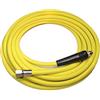 METALSUB Frusta erogatore, narghile DIVEFLEX Intrecciato, Giallo. (10 Metri)