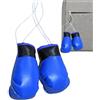 Generic Mini guantoni da boxe | 2 pz mini guantoni da boxe per specchietto auto