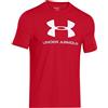 Under Armour, Cc Sportstyle Logo, Maglietta A Maniche Corte, Uomo, Rosso (Red/Steel/White 600), M