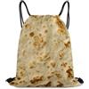 SMAZDFXX Burritos Giant Tortilla Sports con tasca a coulisse e una speciale corda robusta e resistente