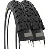 ECOVELO' 2 COPERTONI 20X2.00 (50-406) PNEUMATICI TASSELLATI BICI MTB BMX BICICLETTA 20" BIMBO CITY BIKE MOUNTAIN BIKE