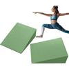 Generic Squat Wedge Block - EVA 15 x 12 x 5 cm 15 x 6 x 5 cm | Supporto per l'inclinazione in schiuma con supporto per la schiena, allungamento delle gambe e del polpaccio | Yoga Fitness Esercizio ginnico a