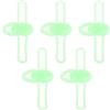 Beaupretty Supporto per Protezione della Filo in Silicone 5 Pezzi per Amo da Pesca Anelli Elastici Portatili per Pesca in Mare e Organizzazione Esche Notturna