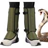 Generisch Ghette Antivipera per Uomo Protezione 2 Pezzi per Gambe da Esterno
