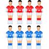 Jazuaiao Calcio balilla Calcio Calcio Uomini Giocatore Parti di Ricambio Bambini ' s Giochi Da Tavolo Accessori Bambole Umane Biliardino Ragazzi