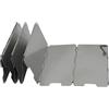 RLIBBAOYI Parabrezza for fornello da Campeggio in Lega di Alluminio | Argento 13,5x7,5x1,2 cm Campeggio: parabrezza