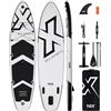Nixsea Tavola SUP Gonfiabile 335 cm Stand Up Paddle Allround con Accessori, Antiscivolo, per Adulti Fino a 159 kg