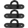 HEANUJJ Set 3pezzi Ancoraggio Parete per Allenamento in Acciaio Inossidabile, Facile da Installare e Resistente all'Usura, per Yoga e Fasce di Resistenza