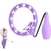 Jazuaiao Cerchio da massaggio intelligente per bruciare calorie e recupero postnatale con vestibilità personalizzabile Smart Counting Dance Hoop con osservatore di calorie