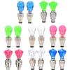 IMUSINICE 16 Pezzi Luci per Bici a Valvola Accensione Automatica, Materiali Plastico e Metallo, per Mountain Bike e Bici da Strada in Movimento Colore Casuale