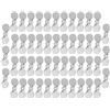 ZWWAAZHF 50Pcs Eliche da Pesca Fette Esche di Ricambio Elica Mosca Topwater Esche Esche Esche Eliche Paillettes