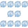 Oxxggkao 10Pcs Clear Hollow Bubble Float Pesca Galleggiante di Ricambio Sfere di Acqua Palla Galleggianti Bolla Accessori Esterni Perline Trasparenti Hollow