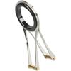 ZWWAAZHF Anelli per occhi resistenti all'usura Telescoplc Anelli guida in acciaio inossidabile Canna da pesca Pali Guide Linea Accessori da pesca Telescoplc Guida in acciaio inossidabile