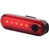 NUSITOU Luce Posteriore Bici USB Ricaricabile, Rosso, per Mountain Bike | Avviso per Pedalate Notturne, Indicatore di Sicurezza, Formato Compatto per Uso su Bici