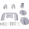 Akozon Kit Anodo in Alluminio, Kit Anodo di Ricambio per Barche Marine per Motori Entrofuoribordo Mercruiser Bravo 3 III 2004 e Successivi 888761Q02