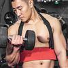 Generic Arm Blaster Cinghia Regolabile Allenamento Muscolare Multiuso Bicipiti Curl Supporto Isolatore Attrezzatura Palestra