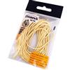 Generic Filo da pesca intrecciato ad alta resistenza, 5 m, 8/16 fili, fibra PE con resistenza all'abrasione, cavo giallo per pesca in acqua salata e acqua dolce (15# 0,8 mm 8 fili)