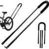 BYZESTY Asta per bicicletta per bambini, bicicletta per bambini, scorrevole e bicicletta, guida di apprendimento, asta di spinta, regolabile, con impugnatura di sicurezza antiscivolo