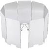 RLIBBAOYI Parabrezza for Stufa in Lega di Alluminio | 7,5x13,5 cm Campeggio: paravento for fornello