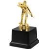 Healeveda Biliardo in plastica Dorata, Statuetta 3D di Un Giocatore di Biliardo da 44,5 cm, Premio per Il, Coppa in plastica per tornei Sportivi e celebrazioni.