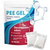 Générique Urine Gel Pack, Portable Toilet Deodorizer, Odor Control Absorbent gel, Fast Solidifying Formula Leak Proof for Clean Use 10 pezzi Camping Hiking Travel Car Outhouse Restroom Kit di sanificazione