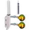 Generico Clamp on Fishing Pole Light - Fishing Rod Tip Lamp Glow Sticks | Rechargeable Fish Alert Finder Lamp for Beginners Enthusiasts Professionals