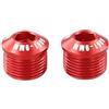 FACULX Pedale per bicicletta, filettatura M14 x P1.0, copertura antipolvere in lega di alluminio, parti di riparazione per pedali da 1,4 cm (6 mm)