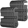 WVYHLAMRC 20 Pezzi in Lega di Alluminio Corda for Tenda tiranti Fibbia Tipo S Kit di Fissaggio Accessori for Tende da Campeggio all'aperto
