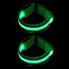 DEARMAMY 2 Pezzi Bracciale LED Regolabile in Nylon per Corsa Notturna, Batteria Integrata, Facile da Usare, per Running e Ciclismo in Sicurezza