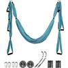 TOOSOAR Amaca Yoga,con Manico in Schiuma Spessa,per Yoga,Antigravità(Azzurro Cielo)
