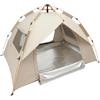 Salmeee Tenda a cupola, 2 x 1,5 x 1,35 m, pop-up, tenda da campeggio per 2-3 persone, con UPF50+, impermeabile, tenda igloo, con borsa per il trasporto, per spiaggia, giardino, viaggi