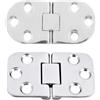 CloudburstVoltix Cerniera per Porta del Portello della Cabina della Barca in Acciaio Inossidabile 316 1PC Grado Marino Colata di 180 Gradi Hardware per Barche con(66x30mm)