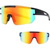 Ruikdly Occhiali rapidi Rave, occhiali sportivi polarizzati, occhiali da sole da ciclismo per uomo e donna, protezione UV 400, occhiali sportivi per sport all'aria aperta, ciclismo, guida, corsa, golf
