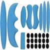 MOKKHNB Kit di Imbottitura in Spugna per Casco da Bici, Accessori per Casco Funzione di Riduzione Sudore e Sostituzione, per Ciclismo e Mtb