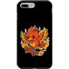 phoenix skater fire bird myth board skat Custodia per iPhone 7 Plus/8 Plus Skateboard Fiery Phoenix Retro